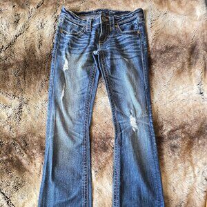 London Jeans Women's Low-Rise Skinny Flare Jeans